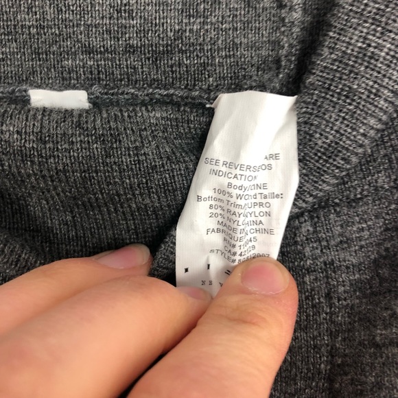 IISLI NEW YORK | Wool Grey Pleated Mini Skirt S - Picture 5 of 8